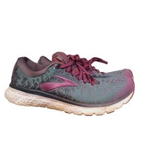 Brooks Glycerin I7 Purple and Teal Sneakers Woman's 9 Medium  05/19 1202831B081